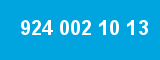 924 002 10 13